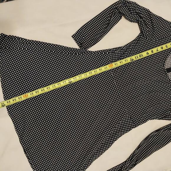 Michael Kors fit and flare stretch jersey dress SZ M - Picture 4 of 4